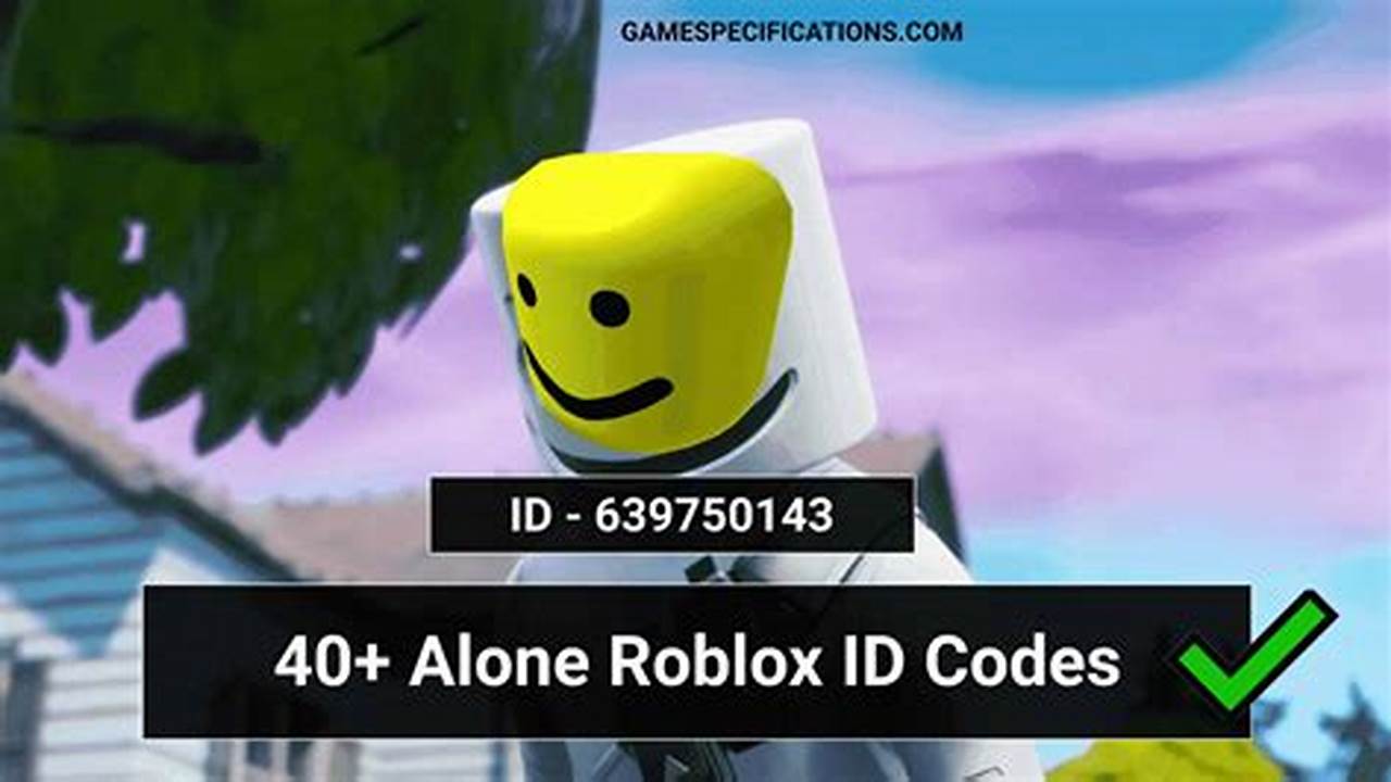 Code Id Roblox 2024