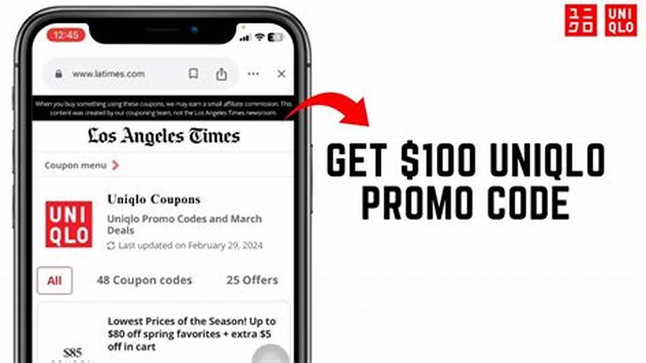 Code Promo Uniqlo 2024