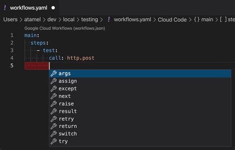 Code Completion Feature in Visual Studio Code