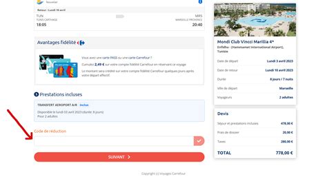 Code Reduction Carrefour Voyage