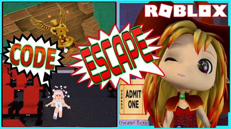 Code and How to Escape Theater INSANE Map! Roblox Escape 