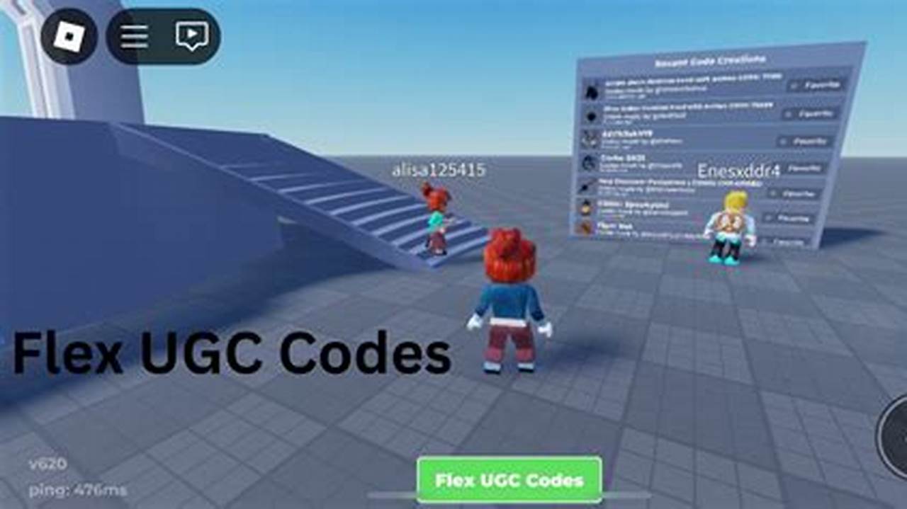 Codes For Flex Ugc Codes Roblox 2024 Codes