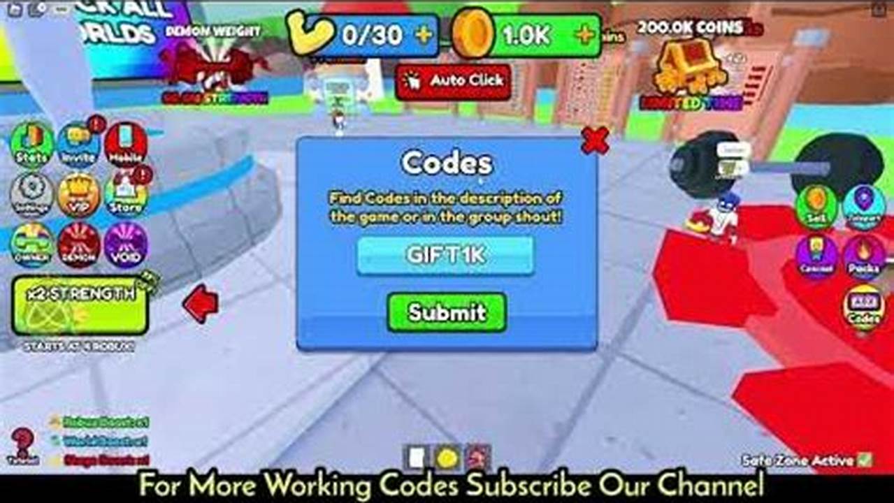 Codes For Get Strong Simulator 2024