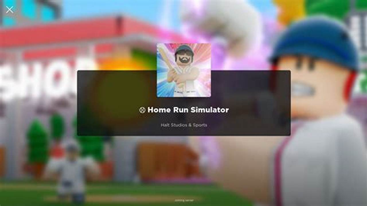 Codes For Home Run Simulator Roblox 2024