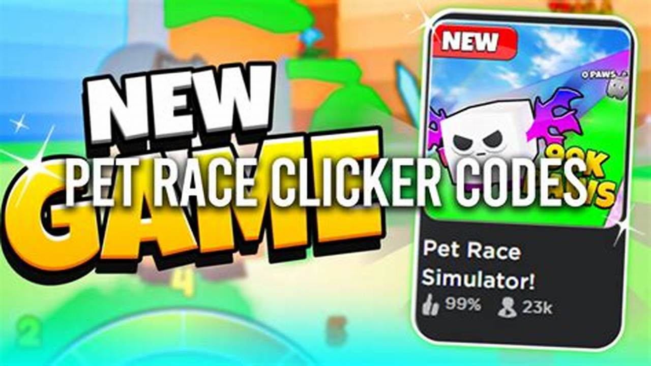 Codes For Race Clicker Pets 2025
