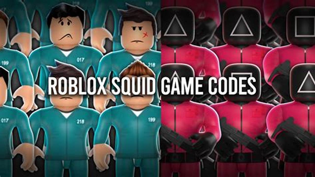 Codes For Squid Game Roblox 2024