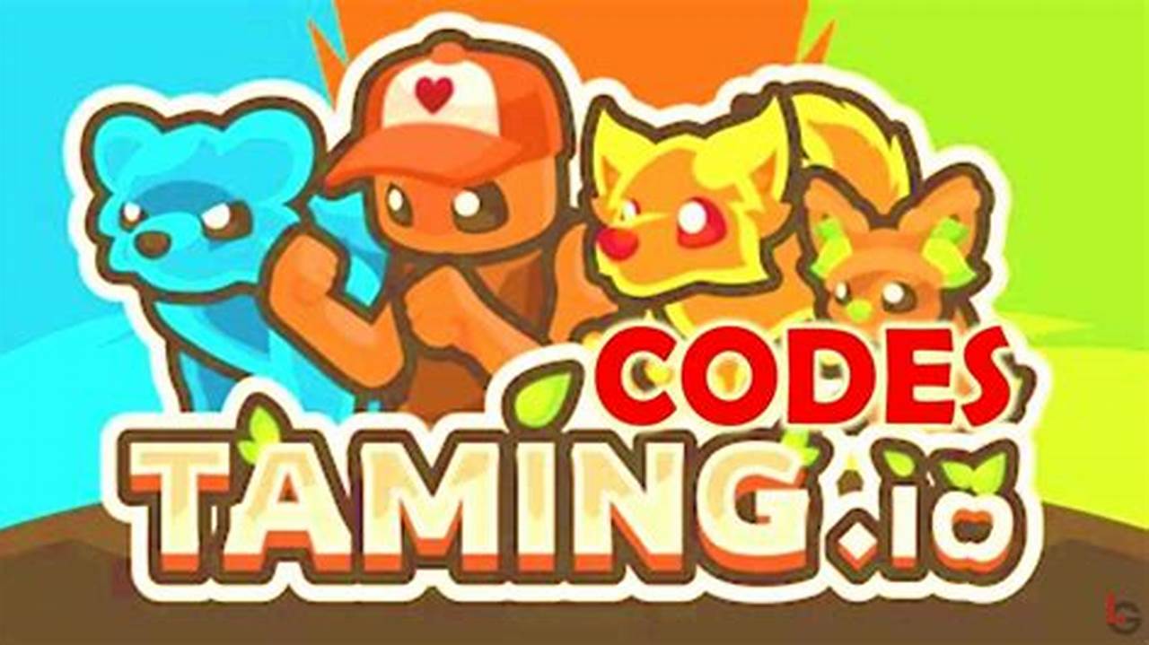Codes For Taming.Io 2024