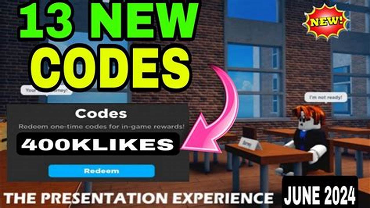 Codes For The Presentation Experience 2024