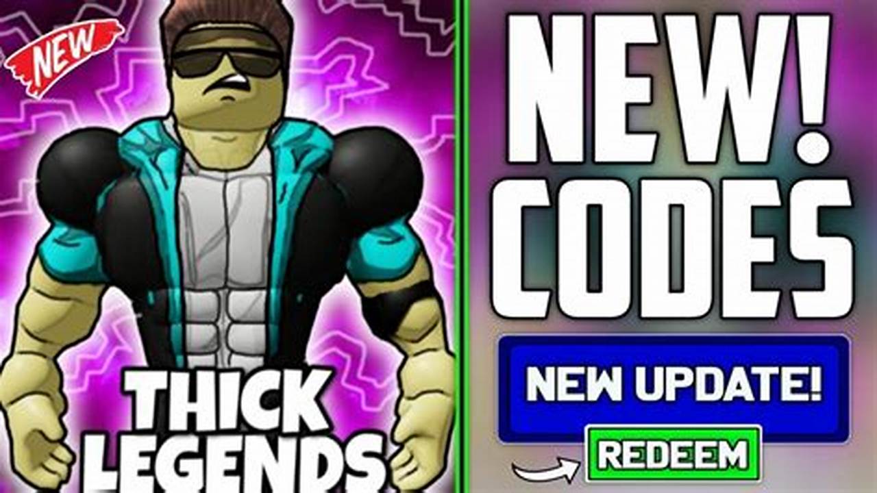 Codes For Thick Legends Roblox 2025