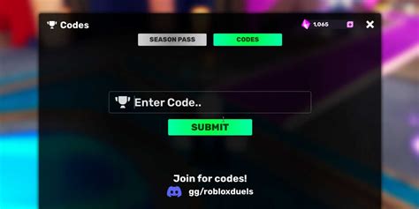 Codes For Duels Roblox