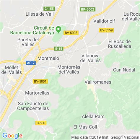Código postal de Montornes Del Valles en Barcelona