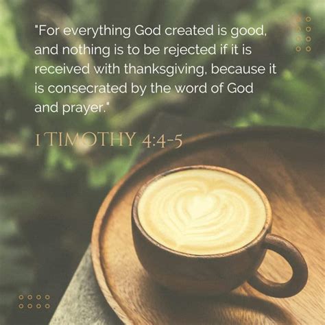 Coffee Bible Verse