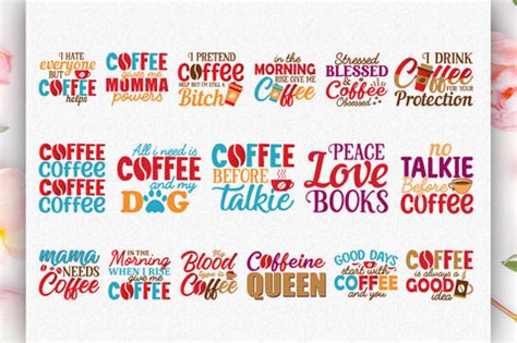 Download Coffee Bundle 40 Designs Cricut SVG