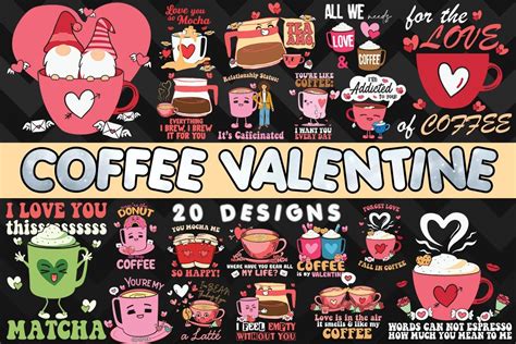 Download Coffee Bundle SVG - 20 Designs Commercial Use DXF Files