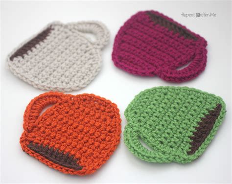 Coffee Cup Coaster Crochet Pattern