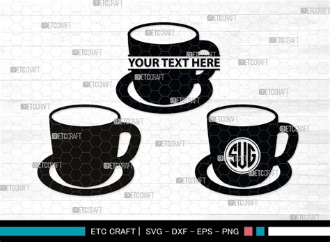 Download Coffee Cup Monogram For Cricut