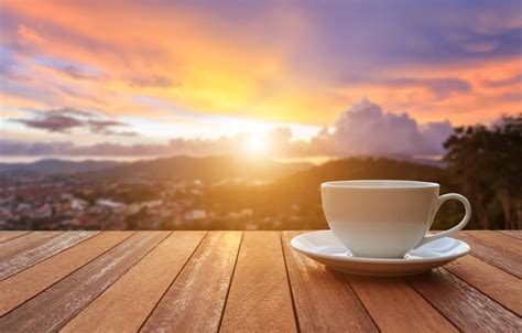Coffee Cup Sunrise