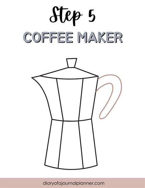 Coffee Maker Drawing Perspective