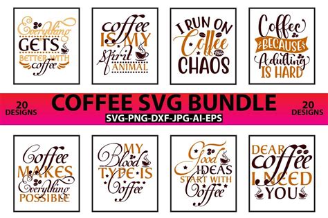 Download Coffee Quotes Svg Bundle Vol 4 Files
