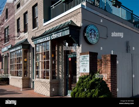Starbucks coffee on Wisconsin ave, Georgetown, Washington DC Stock