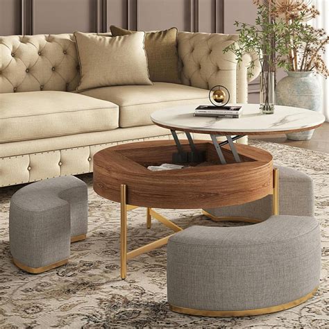 Coffee Table Ottomans On Wayfair
