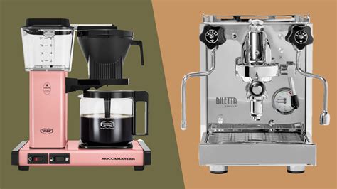 Coffee maker vs espresso machine: Design