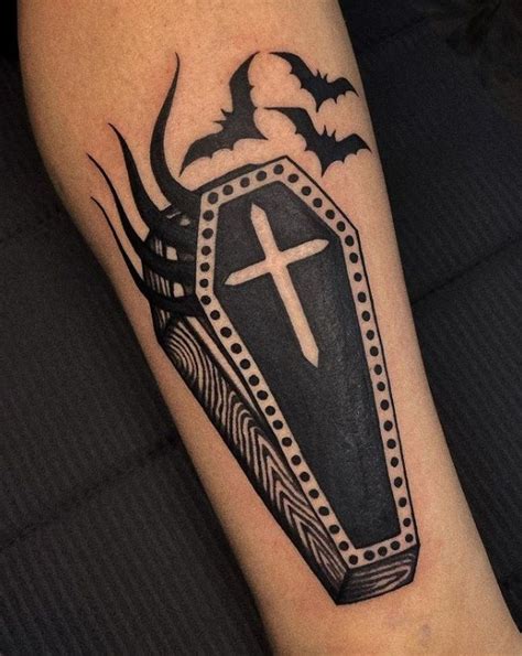 42 Coffin Tattoos With Surprisingly Creative Meanings