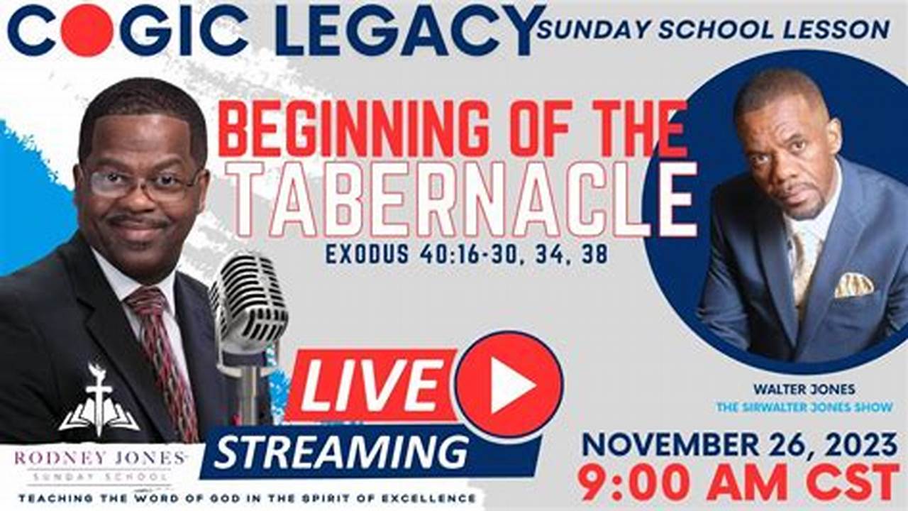 Cogic Sunday School Lesson January 28 2025