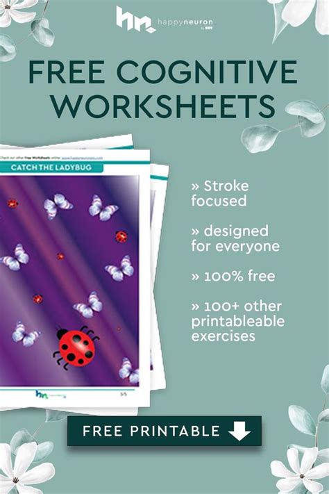Cognitive Worksheets For Stroke Patients