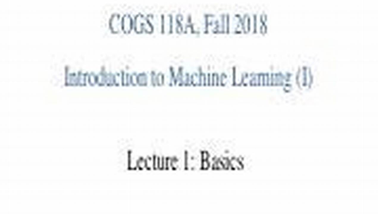 Cogs 118a Fall 2025