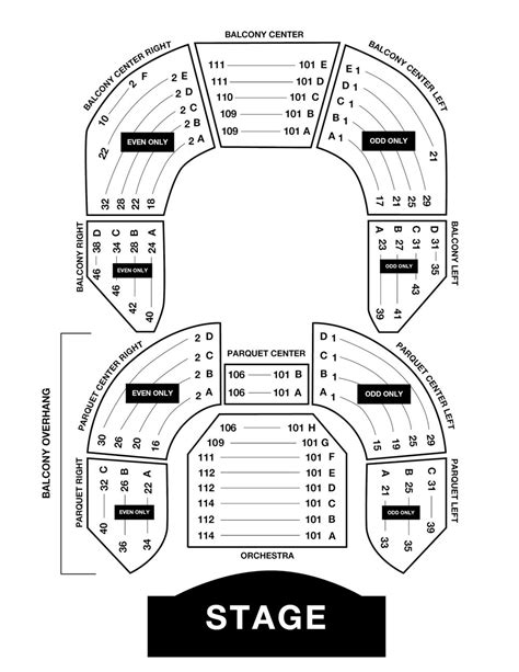 Cohoes Music Hall Seating Chart