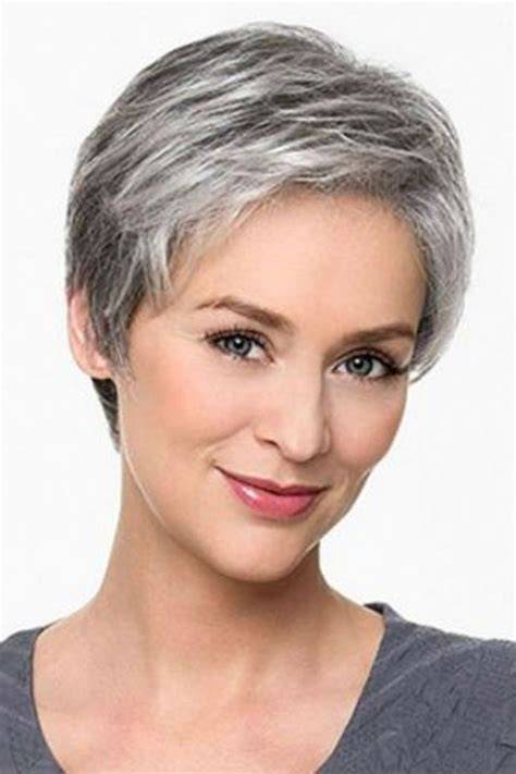 Coiffure Cheveux Court Gris