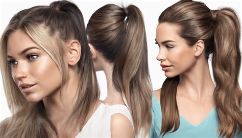 Coiffure Demi Queue Haute