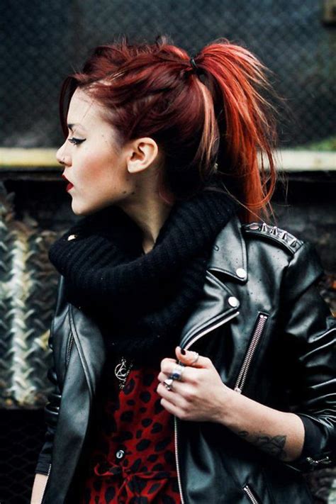 Coiffure Femme Rock