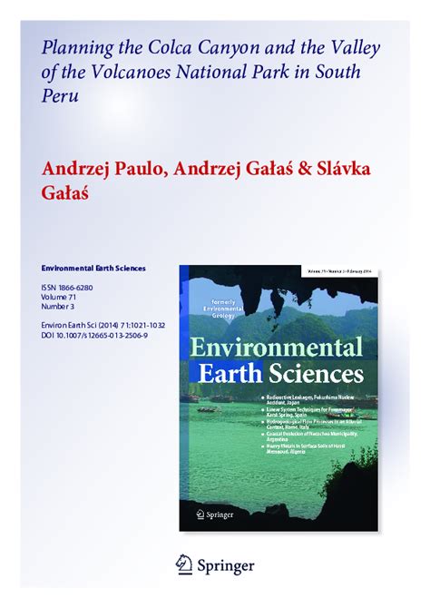 Colca Canyon planning