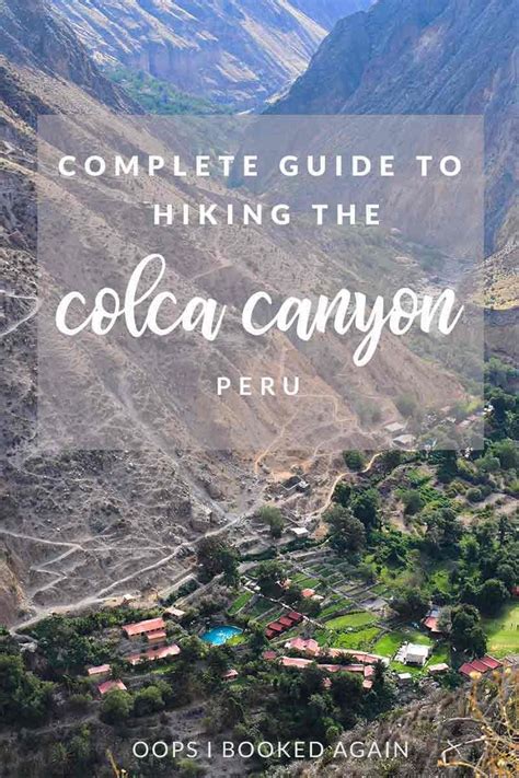 Colca Canyon preparation