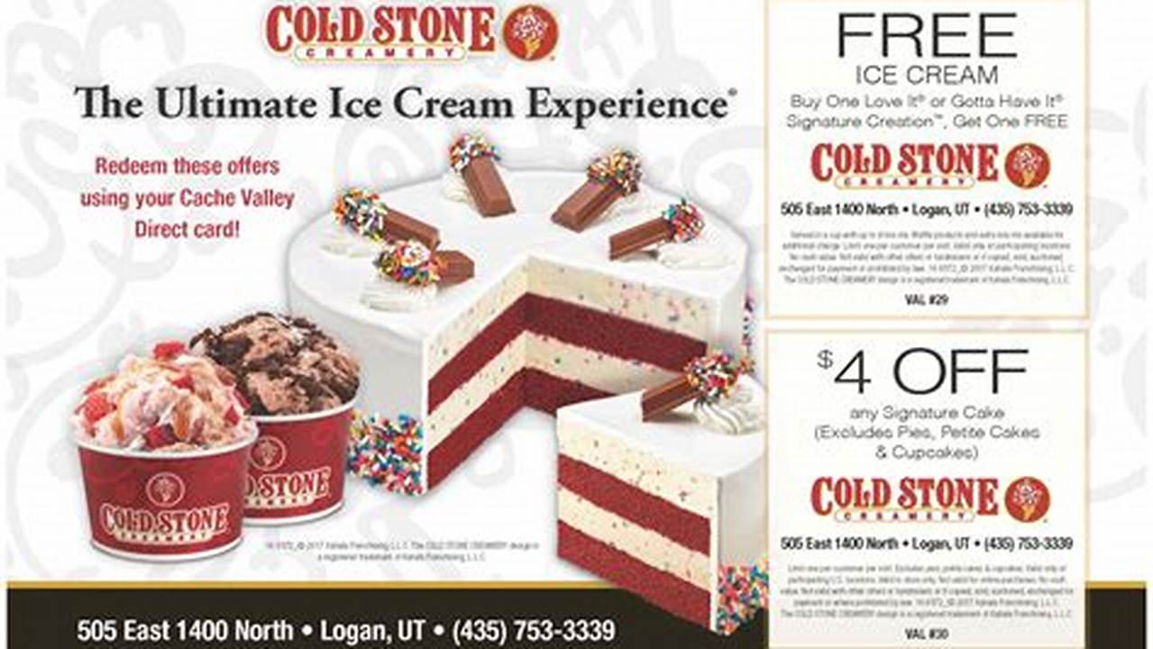 Cold Stone Coupon Code 2024