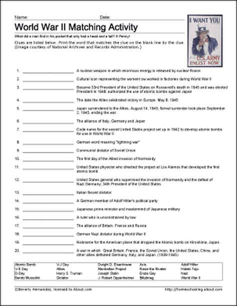 Cold War Vocabulary Quiz Answer Key Printable: Tips And Tricks