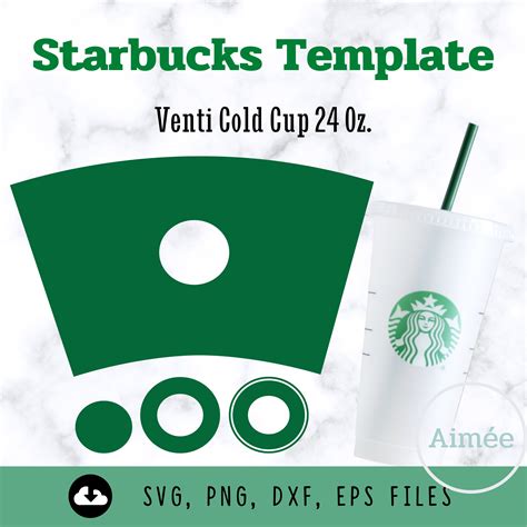 Cold Cup Wrap Template