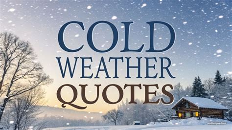 Cold Weather Quotes