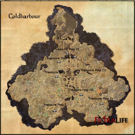 Coldharbour CE Treasure Map Elder Scrolls Online Wiki