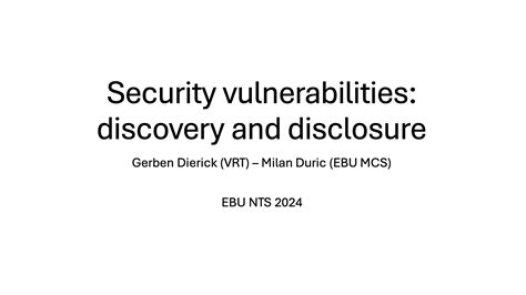 Collaborative Vulnerability Discovery and Disclosure