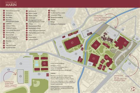 College Of Marin Campus Map World Map Gray