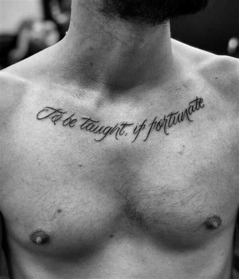 Collarbone Tattoo Mens