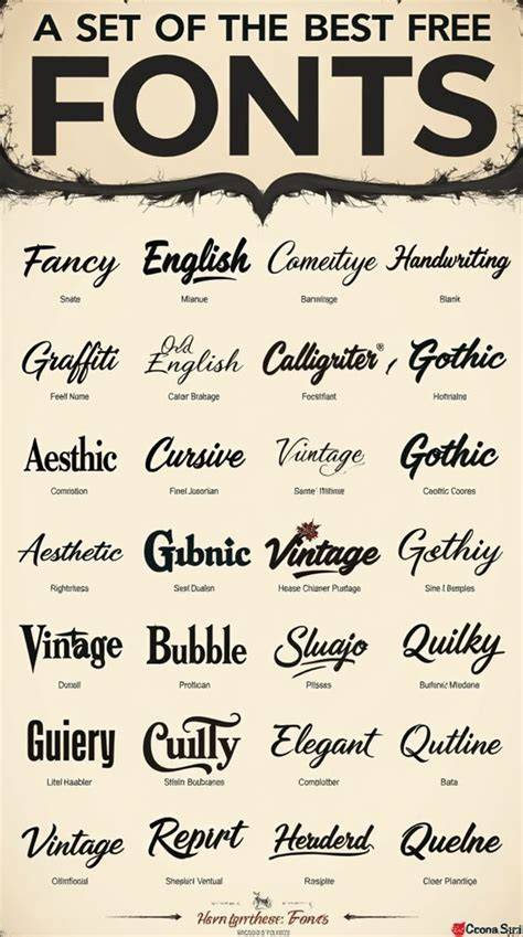 Collection Free Fonts