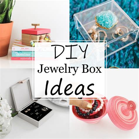 A Collection of Materials for Making a DIY Jewelry Gift Box