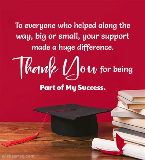 College Graduation Thank You Quotes