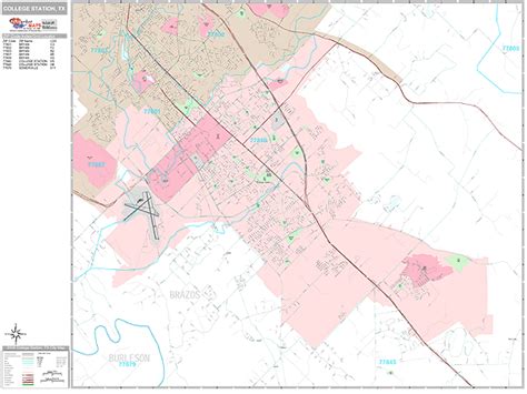 College Station Tx Zip Code Map