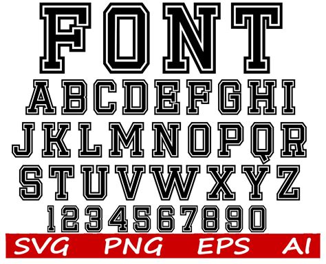 Download Collegiate Varsity Font SVG Varsity Col Images