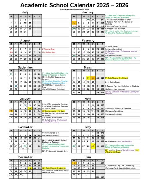 Collier Schools Calendar